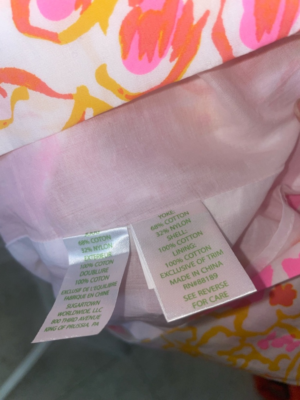 Lilly Pulitzer Women’s Pink White Floral Sleeveless Reagan Fit & Flare Dress - Picture 7 of 13